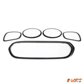 Gloss Black Front Grill & Head lights Tail lights Trim Cover for Mini Cooper F56 F55 Hatch F57 Convertible 2020 - 2023 - Mars Performance